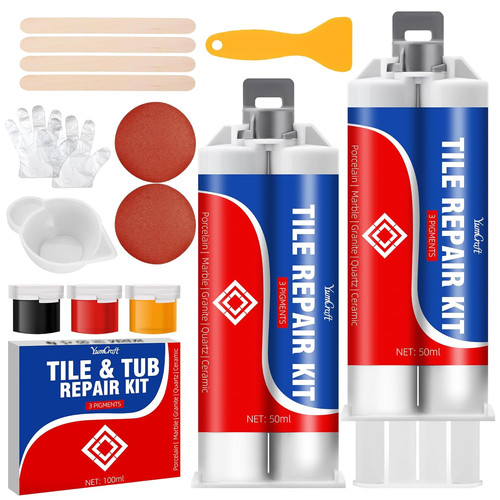 Tile repair kit white 100ml - kit,