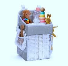 Baby Diaper Organizer Caddy – Hanging Storage for Nappy Changing Essentials