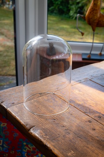 Vintage glass bell - -,