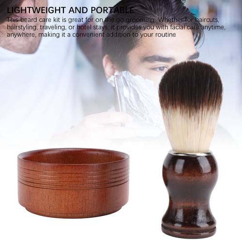 Wood shaving brush - shaving, set