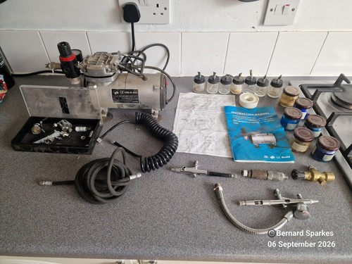 Airbrush compressor kit as18 - kit, as18-2