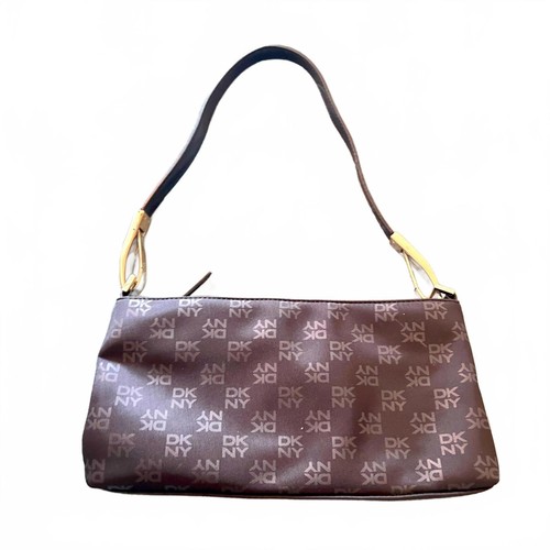 Dkny logo patterned shoulder - logo,