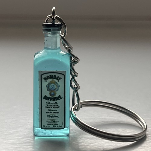 Bombay sapphire gin bottle - bombay,
