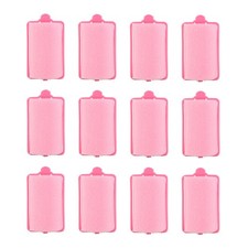 12Pcs dark  Hair Styling Soft Foam Sponge Rollers Curlers Hairdressing Tool Z4E1