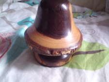 Wooden mushroom toadstool