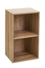 2 Cube Storage Unit Small Bookcase Wooden Storage Cabinets Book Shelf Shelves