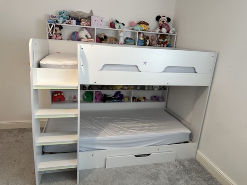 Orion white wooden storage - white,