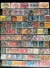 SCANDINAVIA 1886-1980 USED COLLECTION OF LARGE AND SMALL WITH MANY USEFUL (145)
