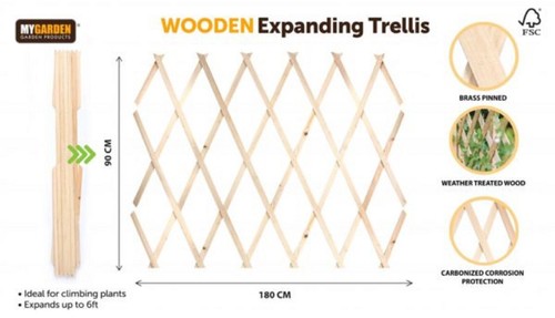Expanding natural wooden - natural,
