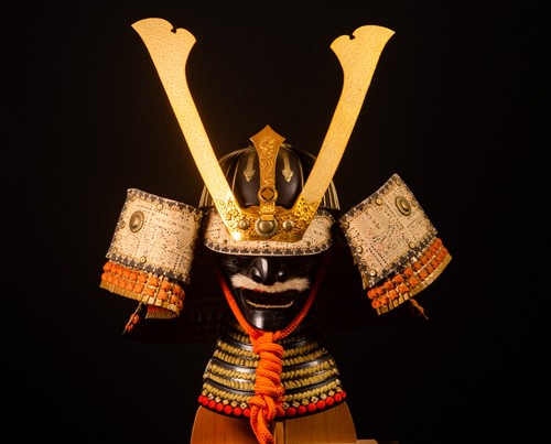 Samurai helmet iron - kabuto, &
