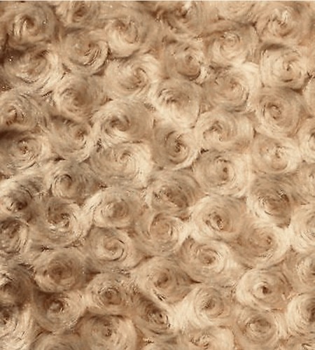 Camel rosebud minky - camel,