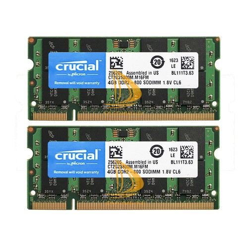 Crucial 4gb 2rx8 pc2 6400 - 4gb, pc2-6400