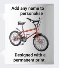 70,s Mk1 Raleigh Grifter Mug & Matching Coaster Set, Add Any Name