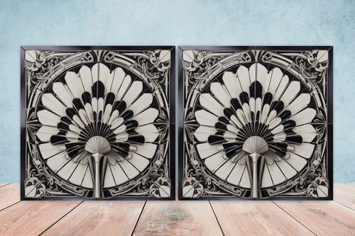Art deco design ceramic - ceramic, tiles