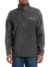 Columbia Men's Steens Mountain Half Snap Fleece, Black