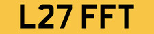 HIAB GRAB LORRY TRUCK PRIVATE LIFT NUMBER PLATE L27 FTT - CRANE LIFTING VEHICLE