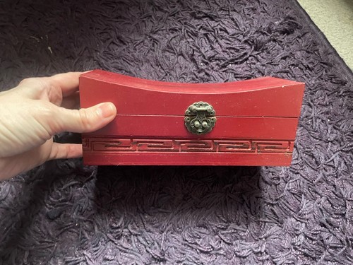 Unusual oriental wooden - wooden, box