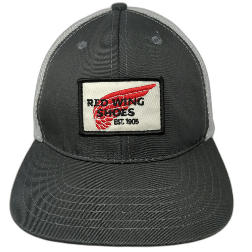 Red wing shoes trucker hat - red,