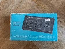 REALISTIC 4 CHANNEL STEREO MICROPHONE MIXER