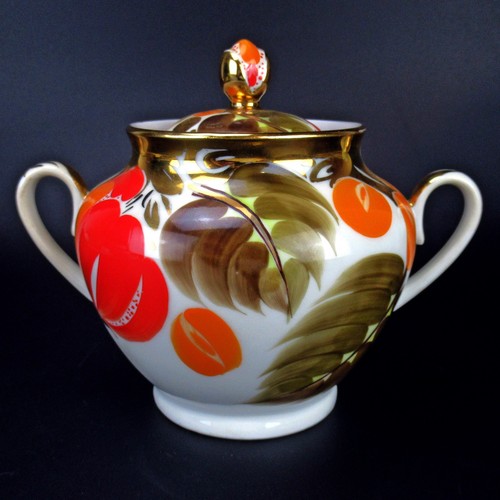 Lomonosov porcelain sugar bowl - lomonosov,