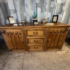 Vintage Pine Sideboard With