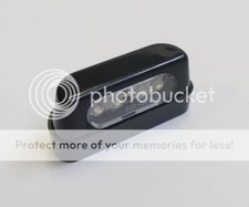 LTC1 LICENSE PLATE LIGHT 4 LED LEDs black universal approved BMW F 650 GS Dakar