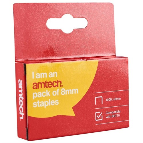 1000pc 8mm staples upholstry - 1000pc,
