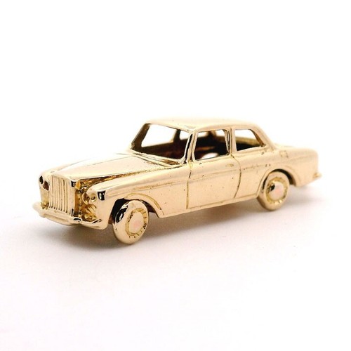 Vintage 9ct gold rolls royce - 9ct,