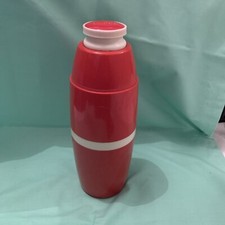 Vintage Vacco Deluxe Flask Red