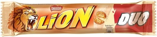 Lion white chocolate duo bar - duo,