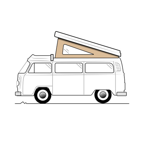 Westfalia pop top canvas rear - westfalia,