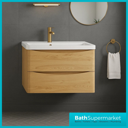 800mm wall hung vanity unit - hung,