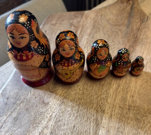 Vintage russian matryoshka - russian,