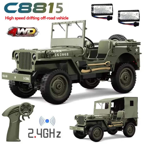 Willys jeep 1941 4wd - 1:10, rc
