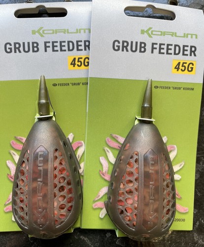 Korum grub feeders clam style - feeders,