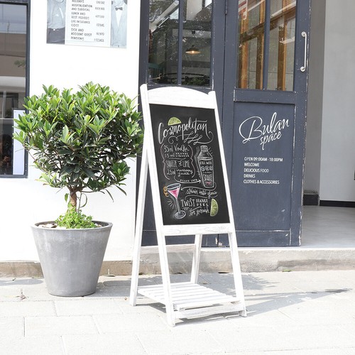 Folding magnetic chalkboard - magnetic,