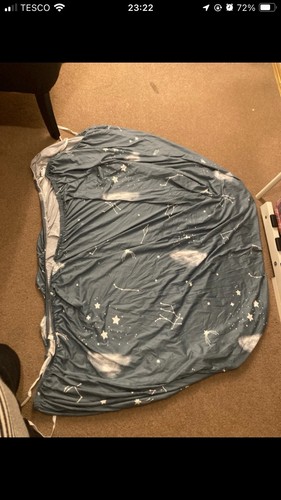 Blue celestial seat cover tub - cover,