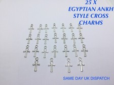 25 X EGYPTIAN ANKH STYLE CROSS