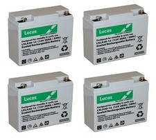 4 X Lucas 12V 20AH (Replace