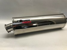 Suzuki GSXR 1000 K9 K10 Stainless Oval Performance exhaust silencer,  Powertech