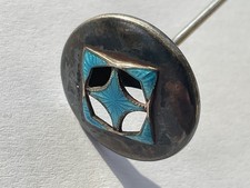 SILVER & Enamel HAT PIN