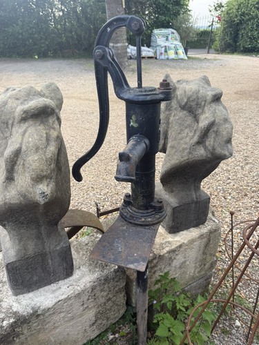 Vintage cast iron hand water - vintage,