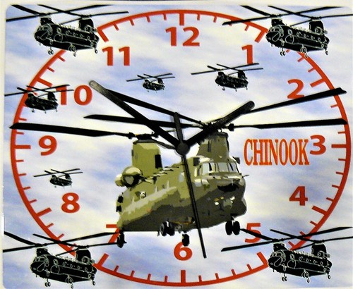 Chinook wall hanging clock - wall,