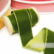 36mm French Velvet Ribbon for Craft, Millinery and Hat Making  - 1m