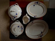Vintage 1930s Tams Ware  table set - serving plates, tureens and jug -  Art Deco