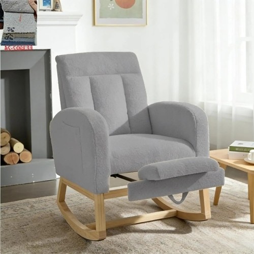 High back glider rocking chair - high,