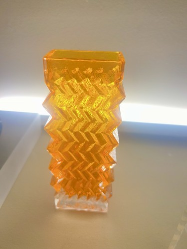 Vintage whitefriars zig zag - vintage,