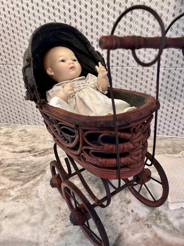 Vintage baby doll carriage - vintage,