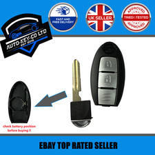 NISSAN 2 BUTTON REMOTE SMART