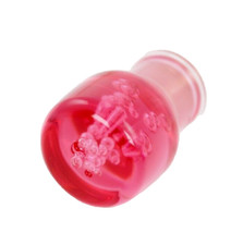Pink Silicon Manual Gear Knob w/ Bubbles Universal Fitment for Mazda Honda Seat